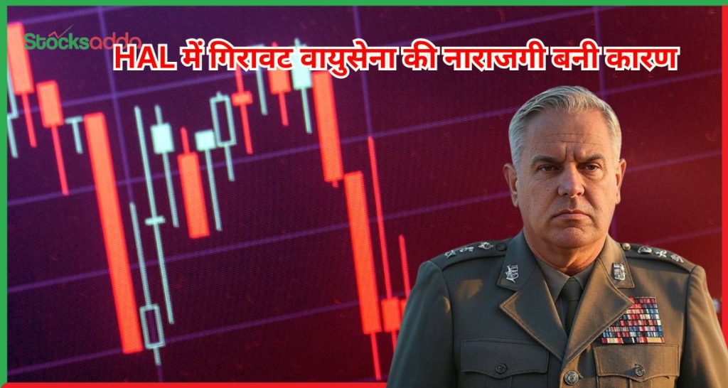 HAL के शेयर में गिरावट