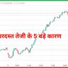 जबरदस्त तेजी के 5 बड़े कारण