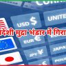 भारत के विदेशी मुद्रा भंडार में गिरावट