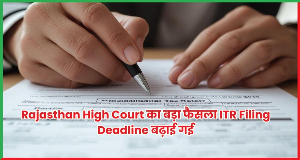 Rajasthan High Court का बड़ा फैसला ITR Filing Deadline बढ़ाई गई