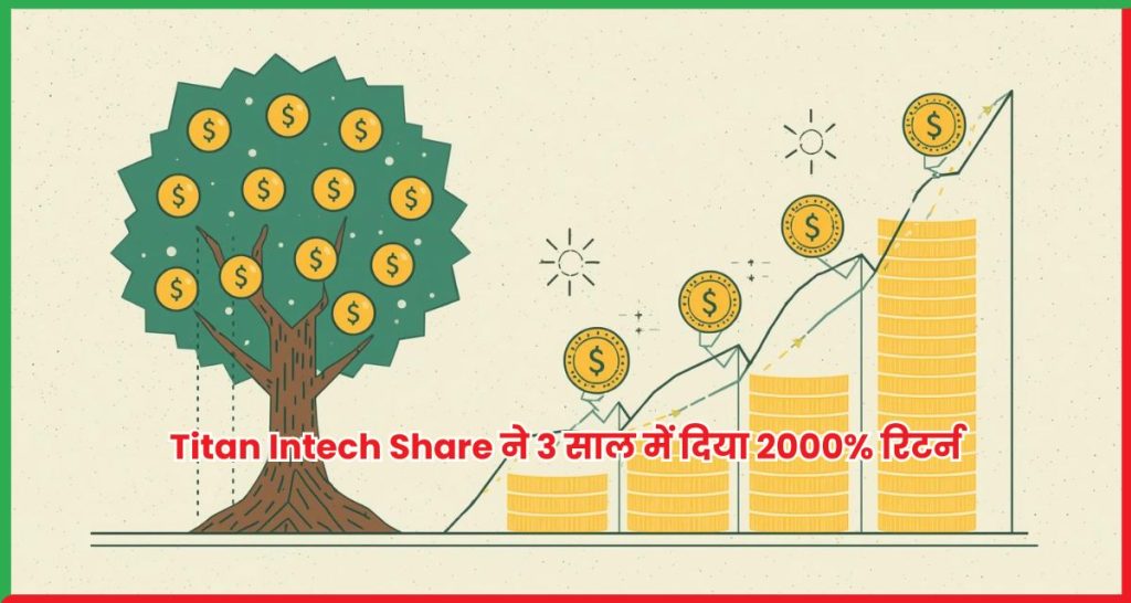 Titan Intech Share ने 3 साल में दिया 2000% रिटर्न