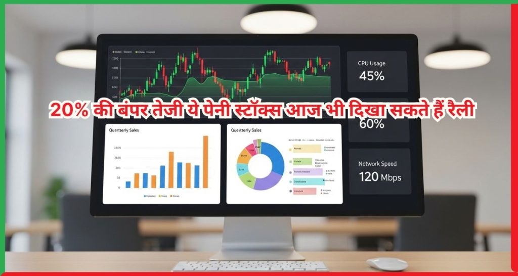 20% की बंपर तेजी ये पेनी स्टॉक्स आज भी दिखा सकते हैं रैली