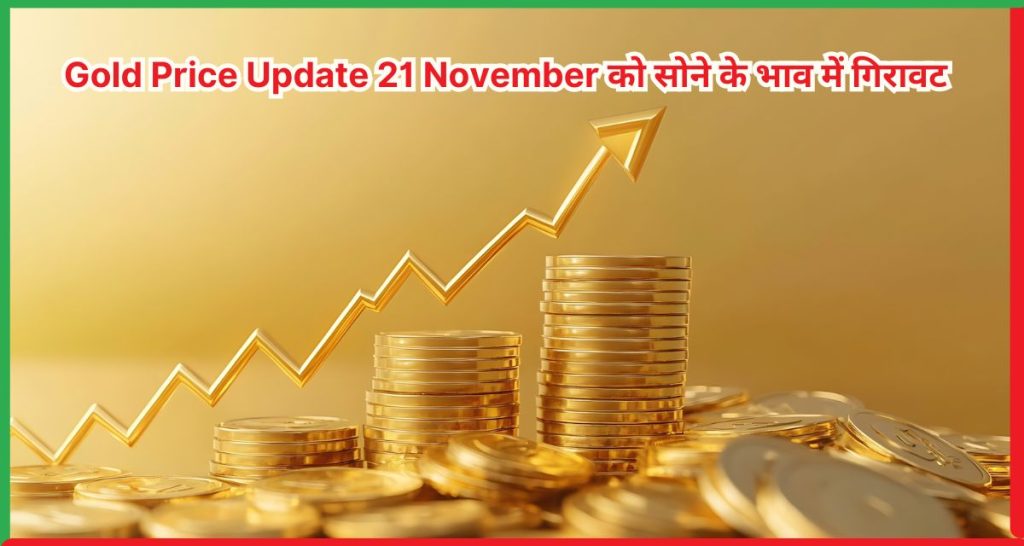 Gold Price Update 21 November को सोने के भाव में गिरावट