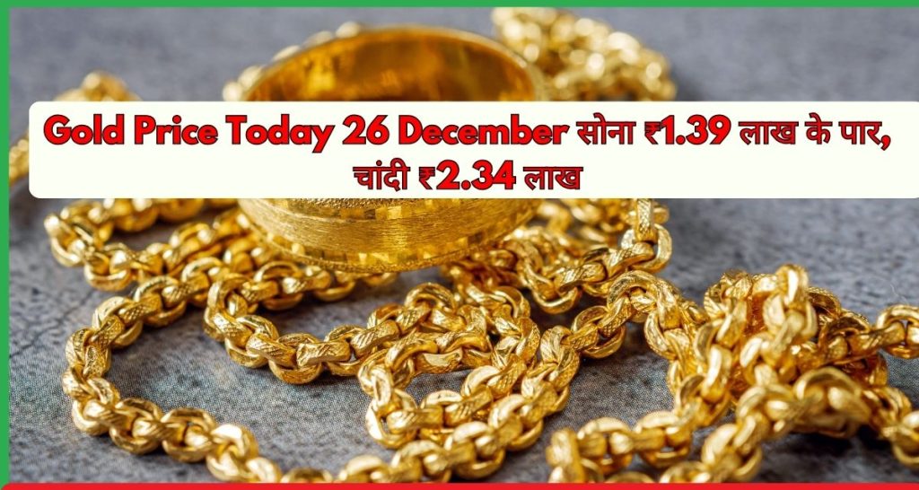 Gold Price Today 26 December