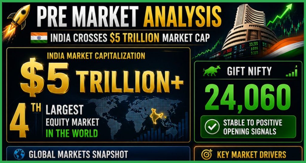Pre Market 18 June 2026 Gift Nifty दे रहा सकारात्मक शुरुआत के संकेत