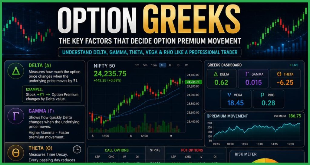 Option Greeks Explained in Hind
