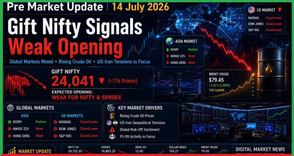 Pre Market Today 14 July 2026