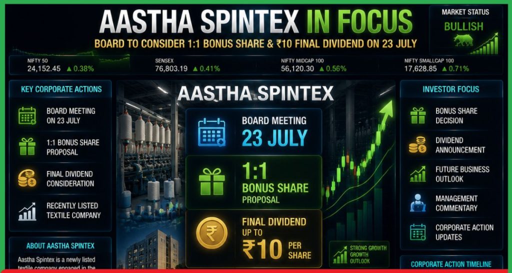 Aastha Spintex Bonus