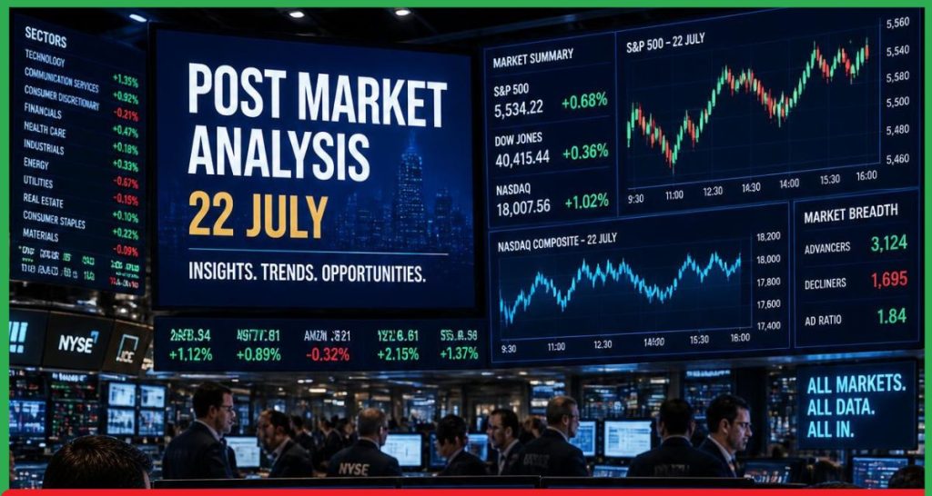 Post Market Analysis 22 July