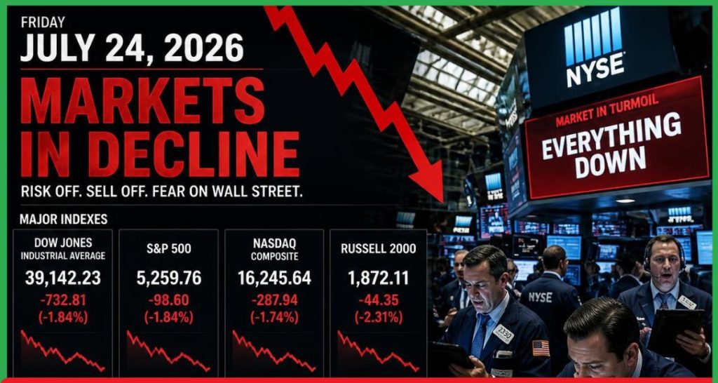 Post Market Report 24 July 2026