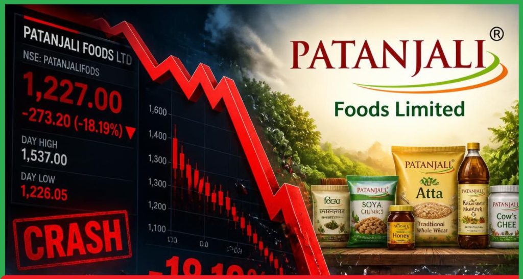 Patanjali Foods Share Crash