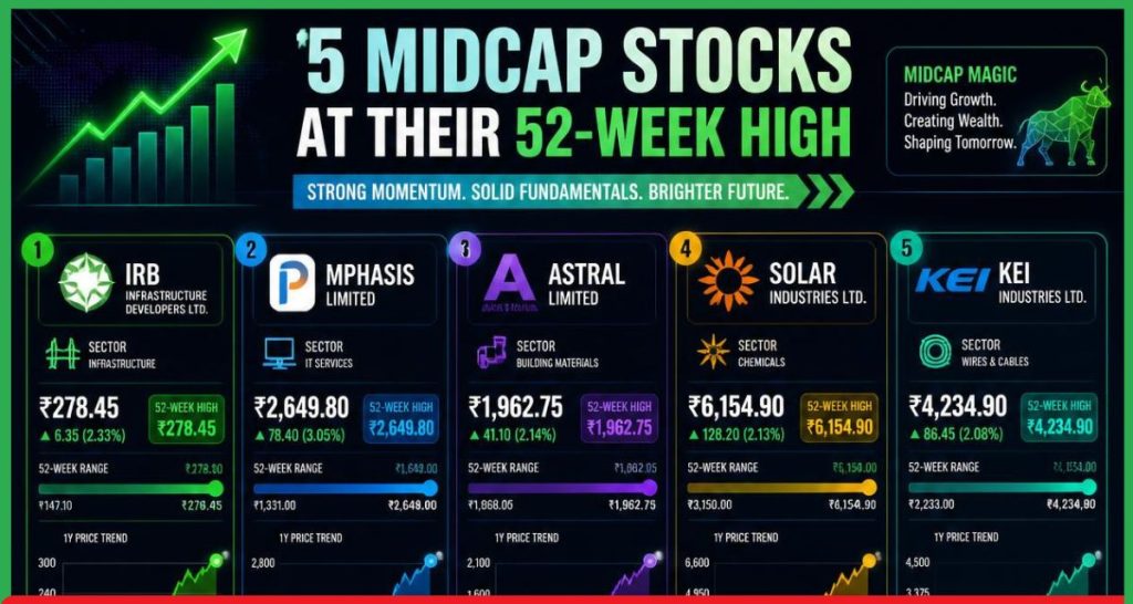 5 Midcap Stocks